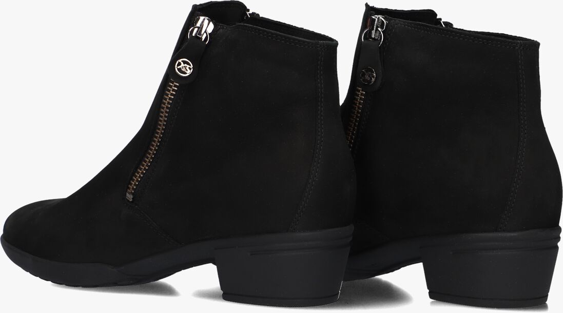 zwarte hartjes enkellaarsjes 172.0173 city boot