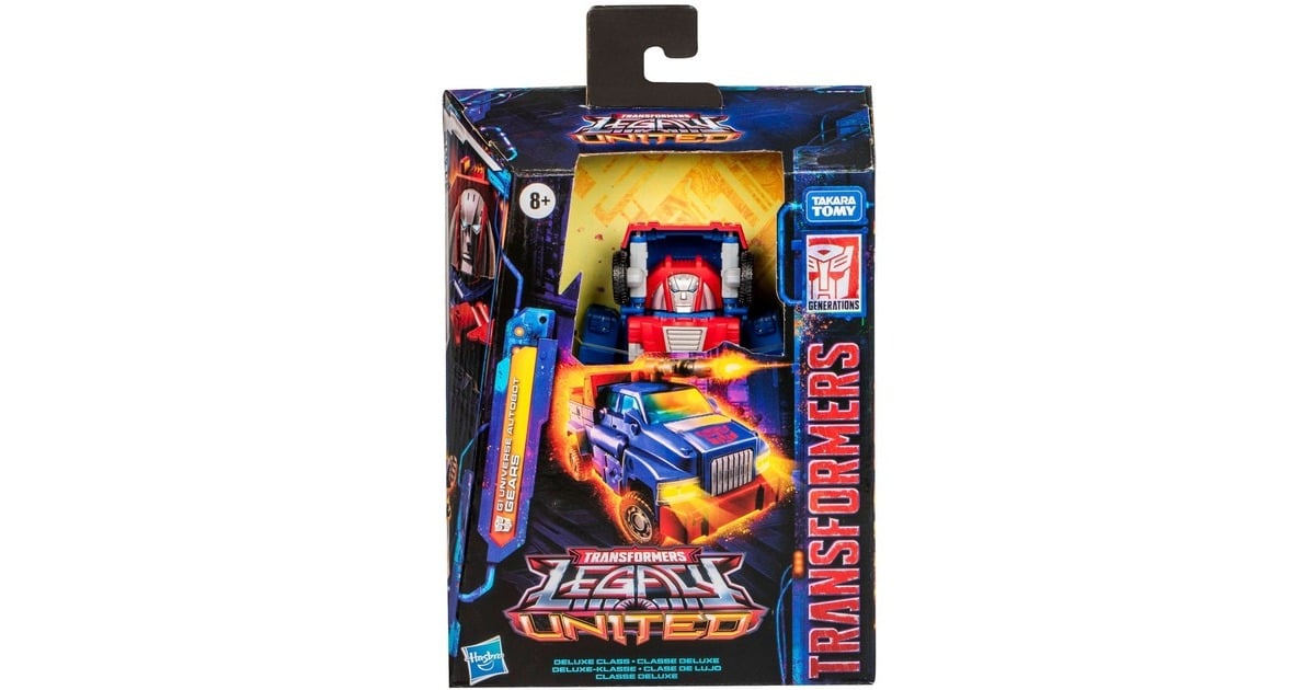HasbroTransformers Generations Legacy United Deluxe Class Action Figure G1 Universe Autobot Gears 14 cm Speelfiguur