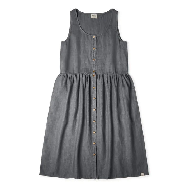 Matona Robe Lin | Gris bleuté