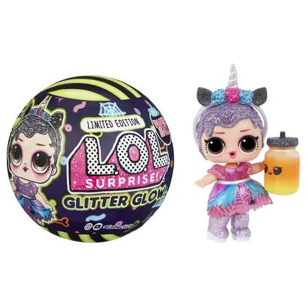 MGA Entertainment L.O.L. Surprise Glitter Glow in Sidekick, 1 Stück, 2-fach sortiert