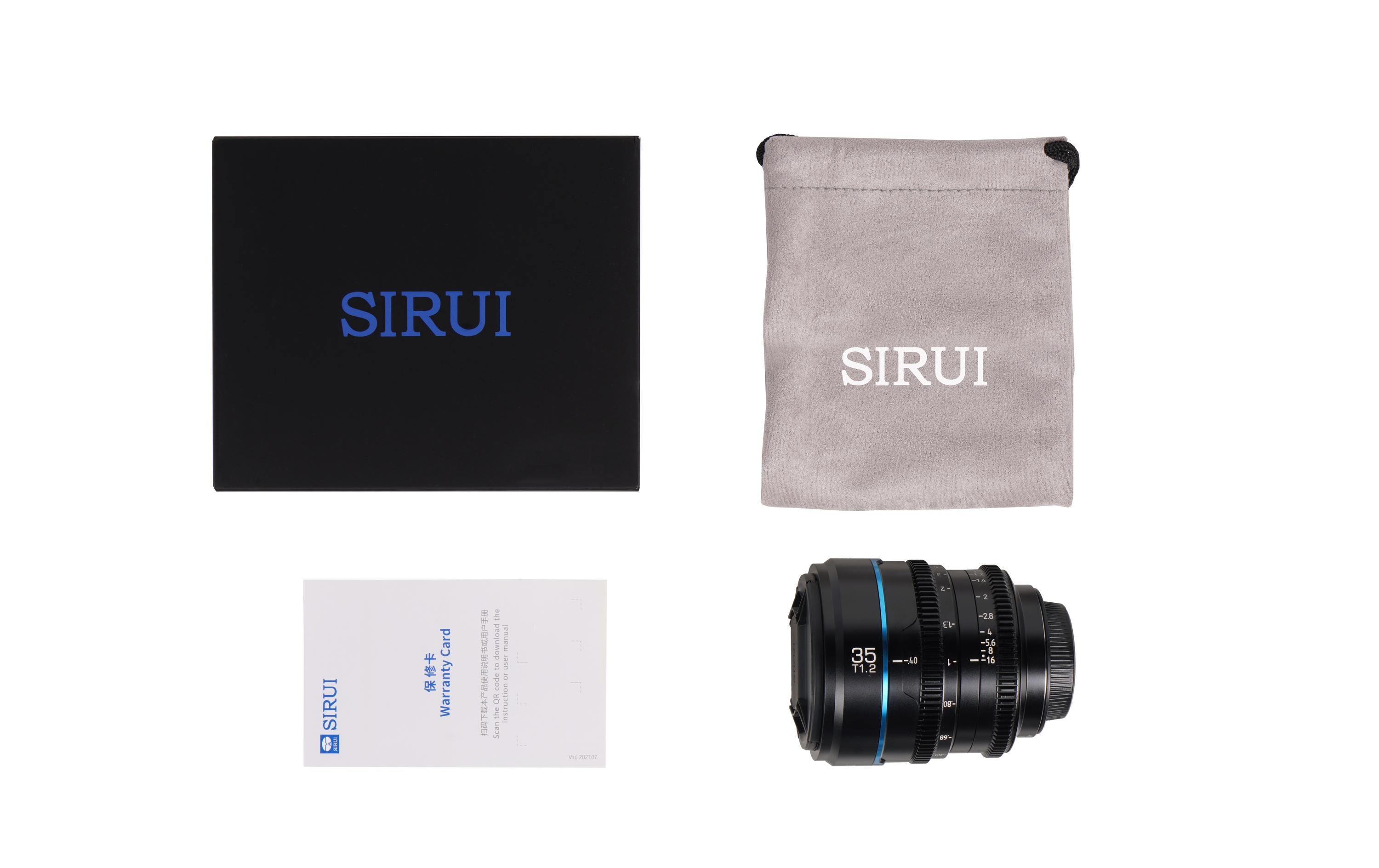 Festbrennweite Nightwalker 35 mm T1.2 S35 – Fujifilm X-Mount<br>Cine-Objektiv für X Mount-Kameras