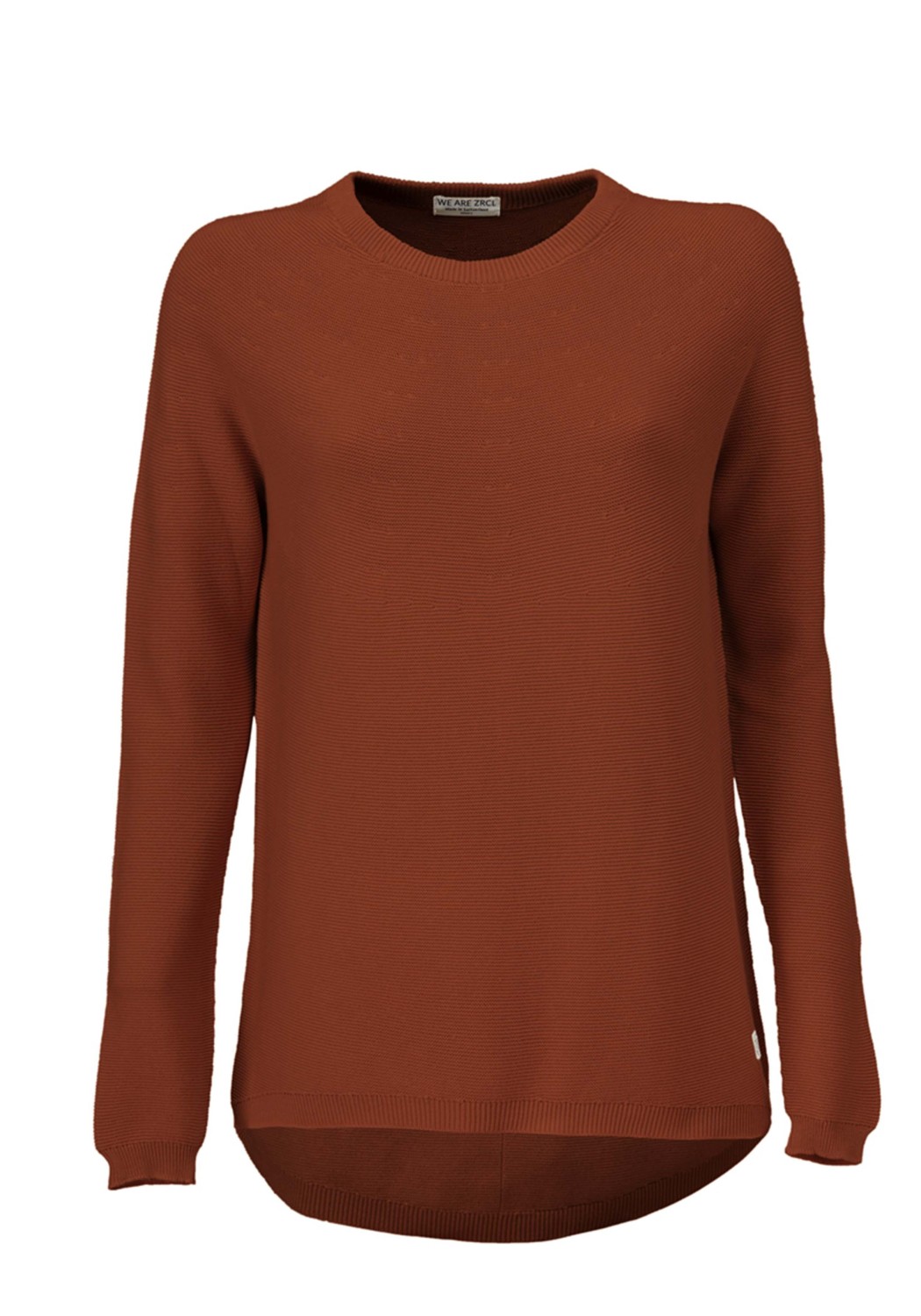 WE ARE ZRCL Damen-Strickpullover Lina Swiss Edition Rost