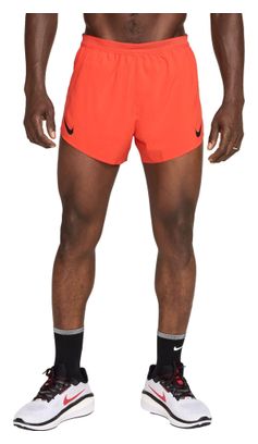 Short splité Nike AeroSwift 4in Fast Pack Rouge Homme