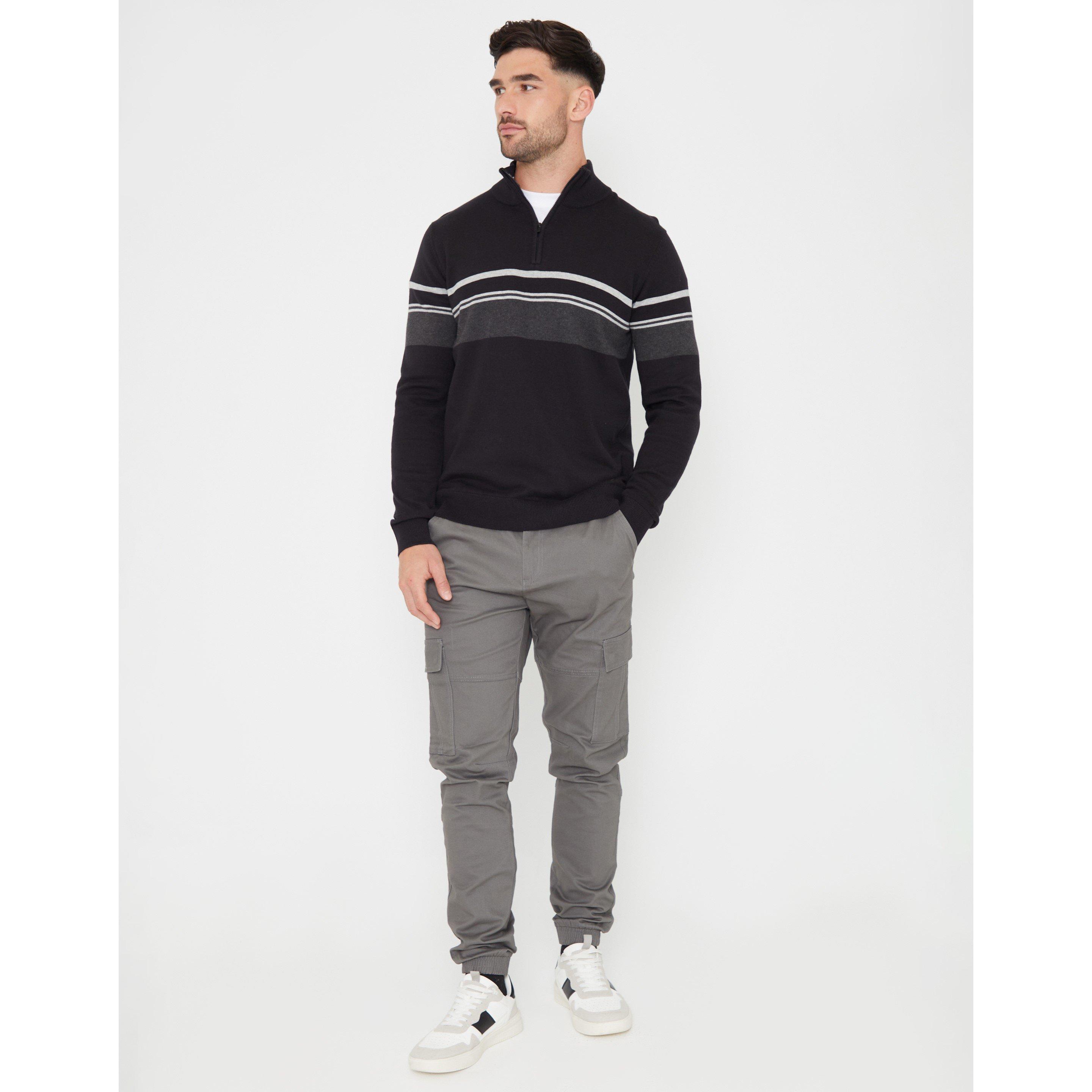 Threadbare TBquarterZip Jumpsuit Mens