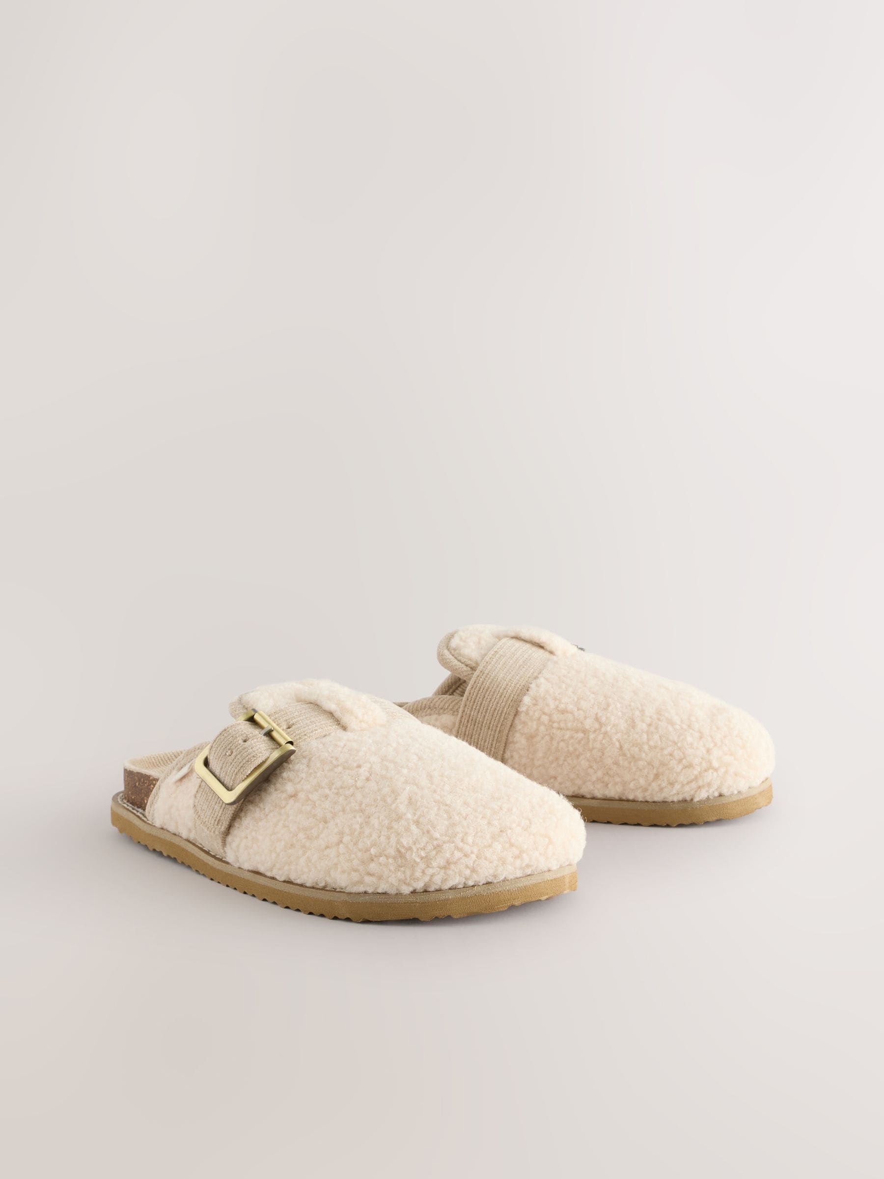 Neutraal - Borg Buckle Slippers