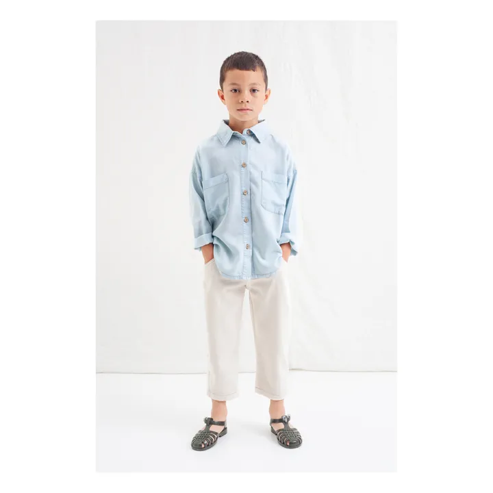 Tocoto Vintage Chemise Lyocell | Bleu ciel