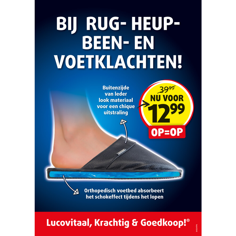 Lucovitaal Orthopedische Zweedse Muiltjes Maat 461 paar