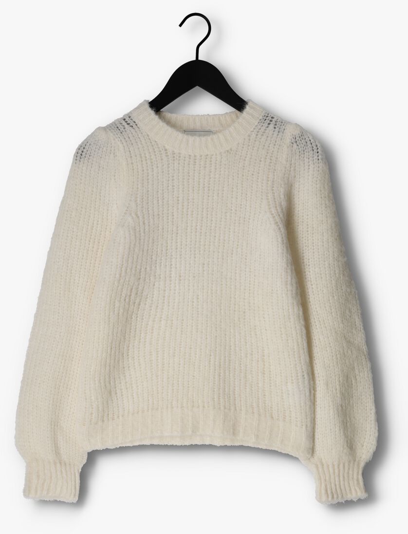 NEO NOIR ecru neo noir trui martina fluffy knit blouse
