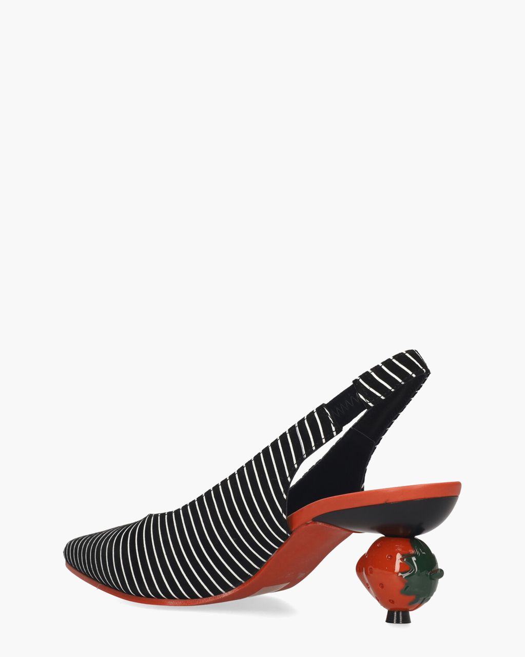 Daniele Ancarani Pefresa Zwart/Wit/Rood Dames Slingbackpumps