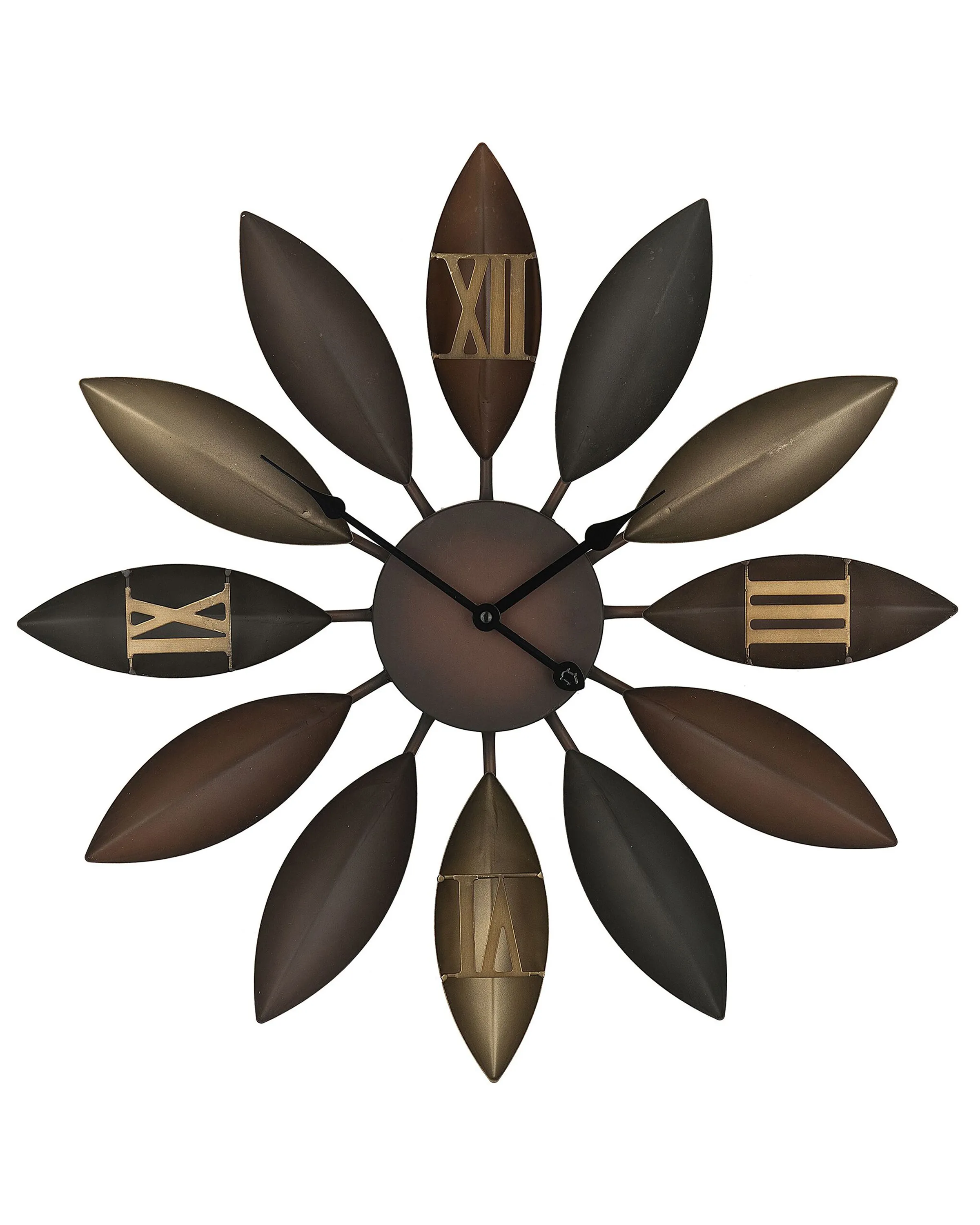 Wandklok BEINWIL 55 cm Metaal Bruin