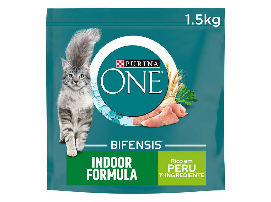 RAÇÃO PARA GATO PURINA ONE INDOOR COM PERU 1.5KG