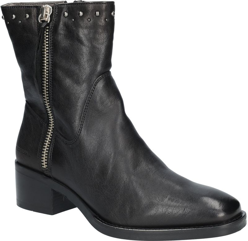 Piedi Nudi - Enkellaarsjes - Zwart - Dames
