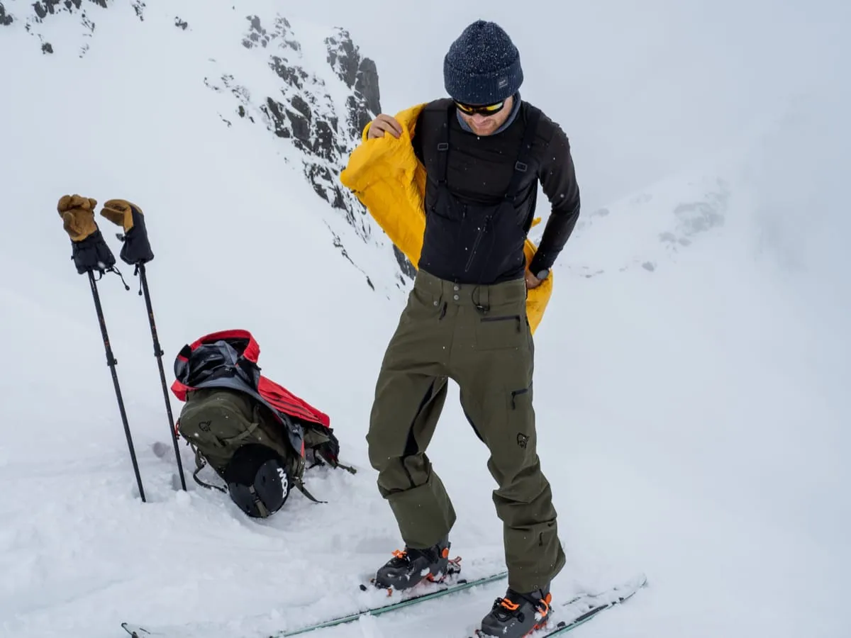 Norrøna Men's Ski/Snowboard Bib Caviar