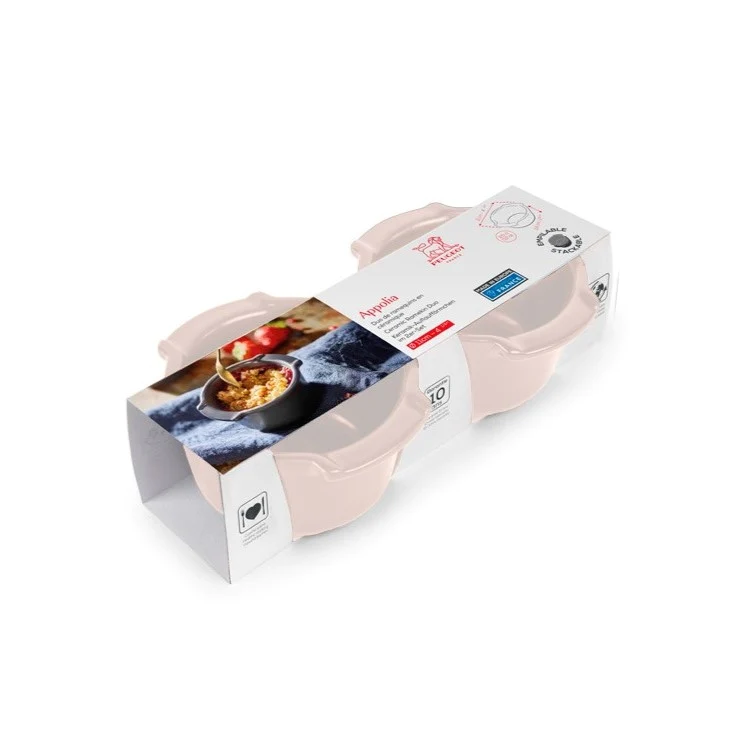 Set de 2 ramequins Appolia 11 cm Ecru Peugeot