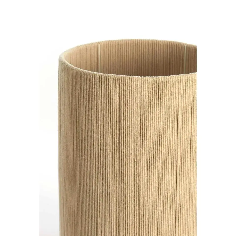 Cilinder lampenkap Medan - Beige - 25x25x36cm