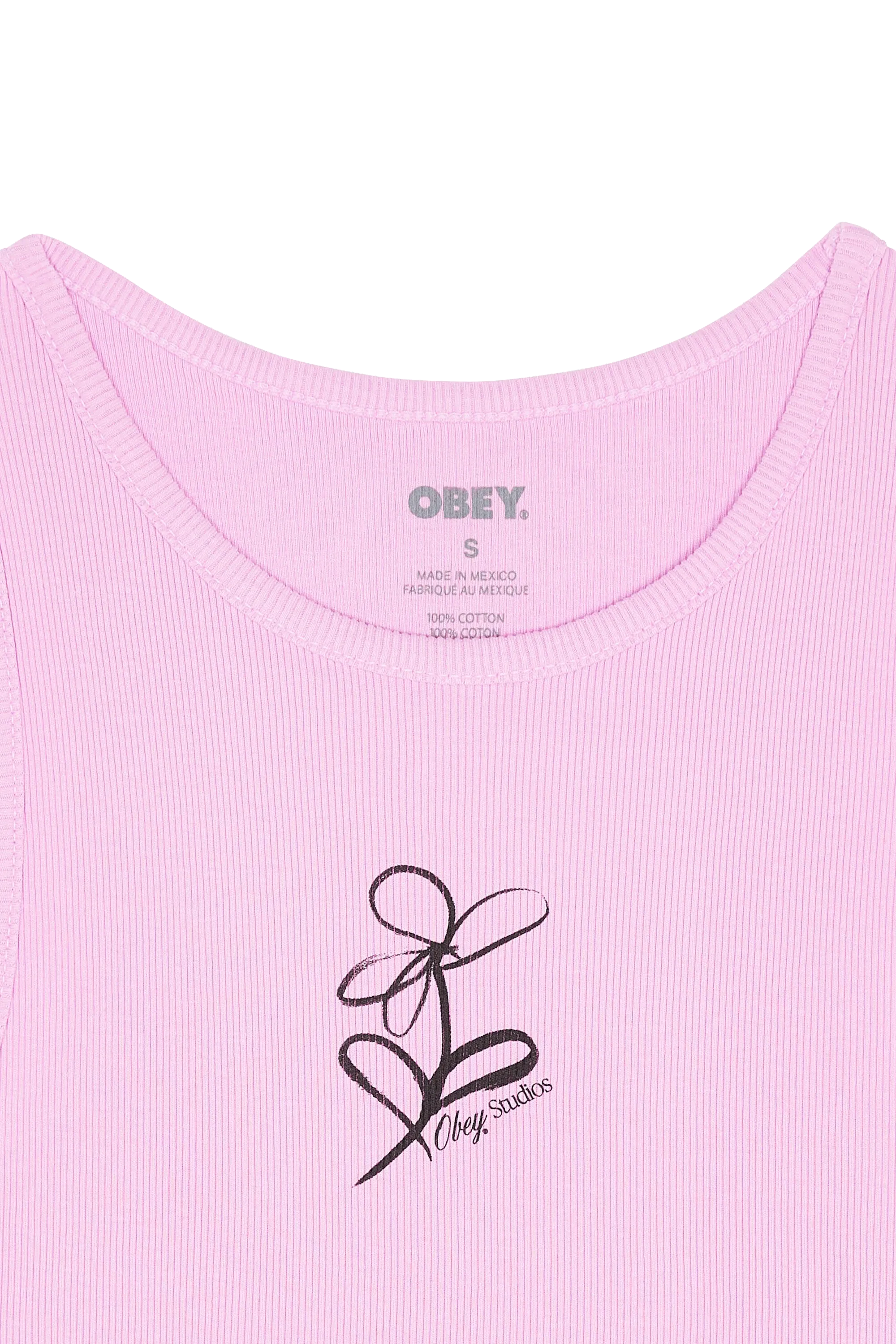 OBEY Débardeur SHARPIE FLOWER DOODLE Violet