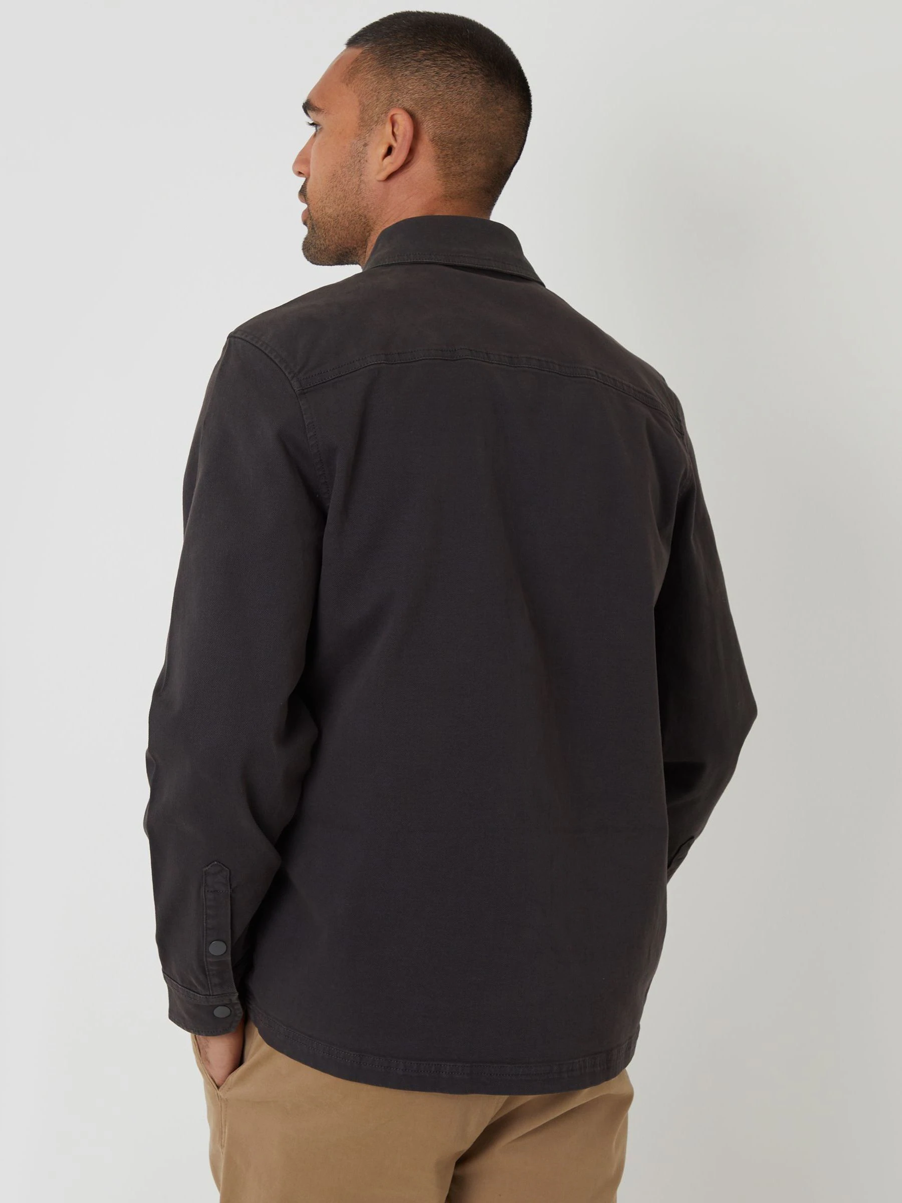 Groen - Threadbare Snap Fastening Shacket
