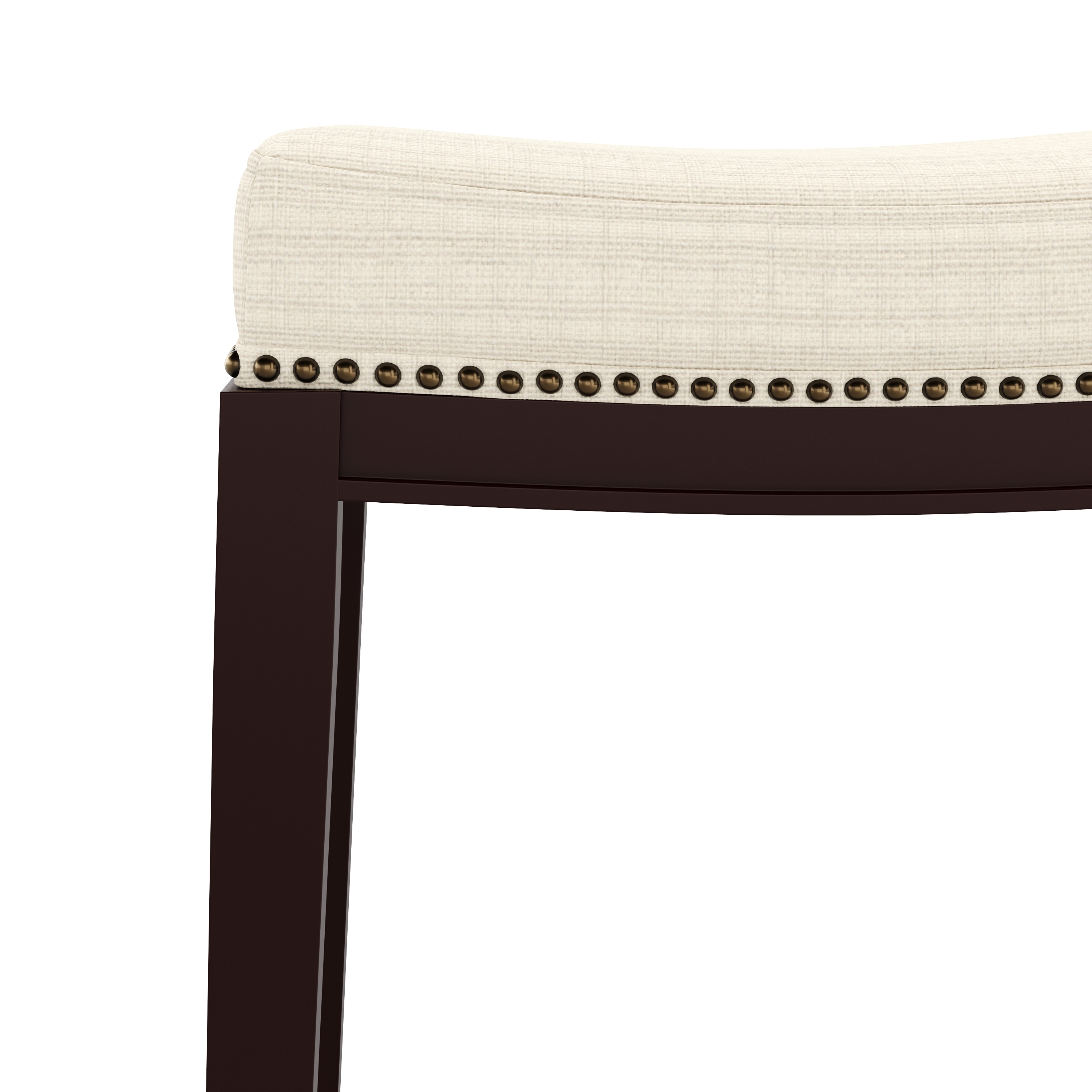 Barhocker ALONSO beige/dunkelbraun