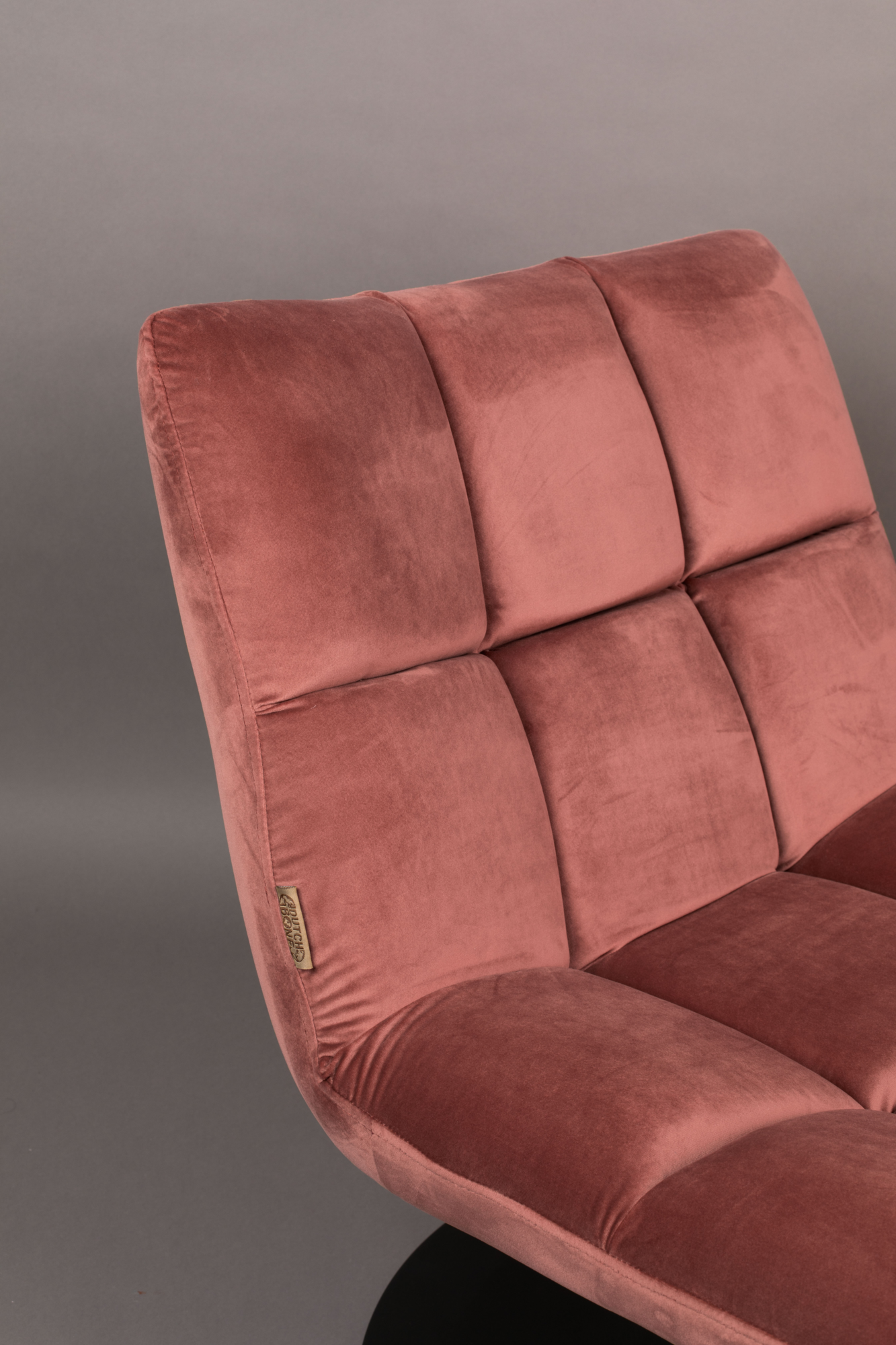 Fauteuil Bar Velvet oud roze