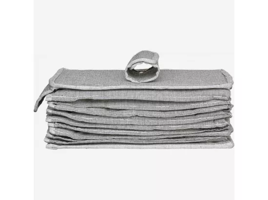 HABITAT - Rangement suspendu 10 cases en tissu - Gris - Barnabe