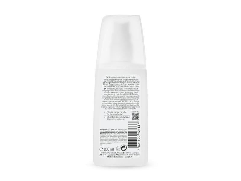 RAUSCH Pflegespray Schweizer Kräuter pflegend 100 ml1 Stück Entwirr-Spray mit Schweizer Kräutern
