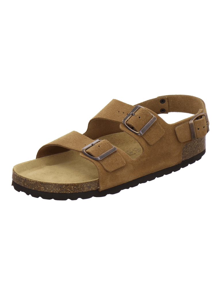 Sandalen Herren Leder cognac