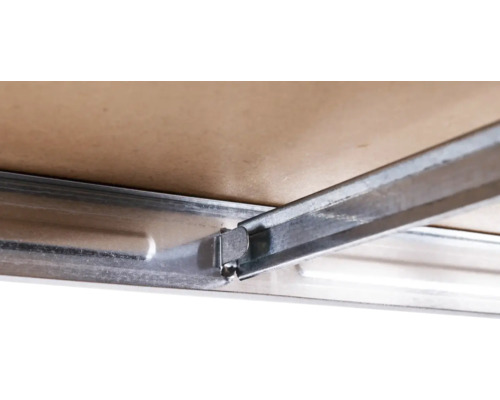 Robuuste stellingkast Atlas, gegalvaniseerd, 176x90x40 cm, 5 houten legborden, draagvermogen 875 kg