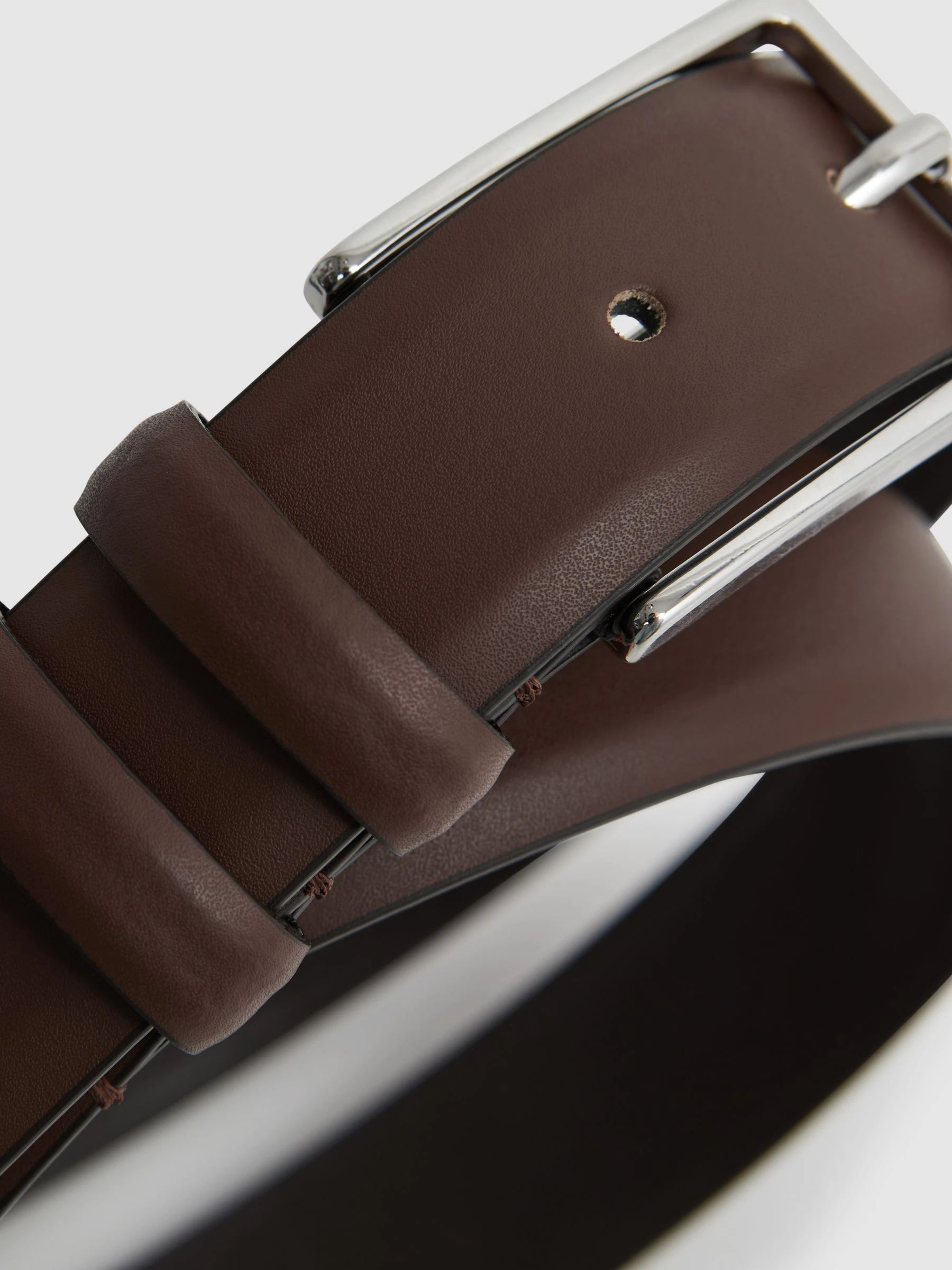 Lichtbruin - Reiss - Dante - Gladde leren riem
