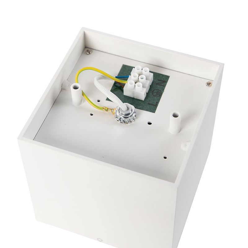 Design opbouwspot wit GU10 111mm - Box Honey