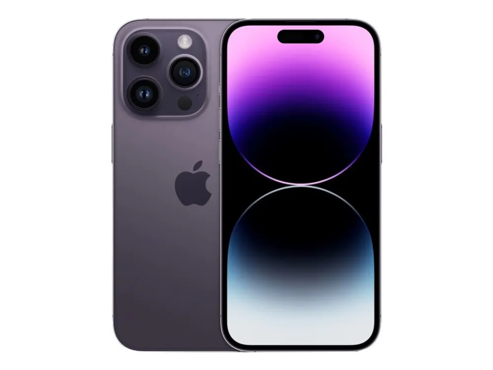 [OUTLET] - Apple iPhone 14 Pro - 5G smartphone - dual-SIM / Intern hukommelse 128 GB - OLED-skærm - 6.1