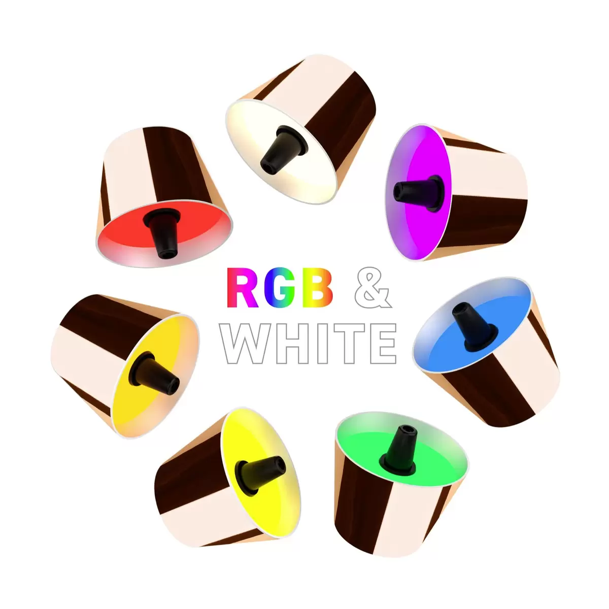 Tageslichtlampe Sompex Top 2.0 kupfer RGB braun,champagner