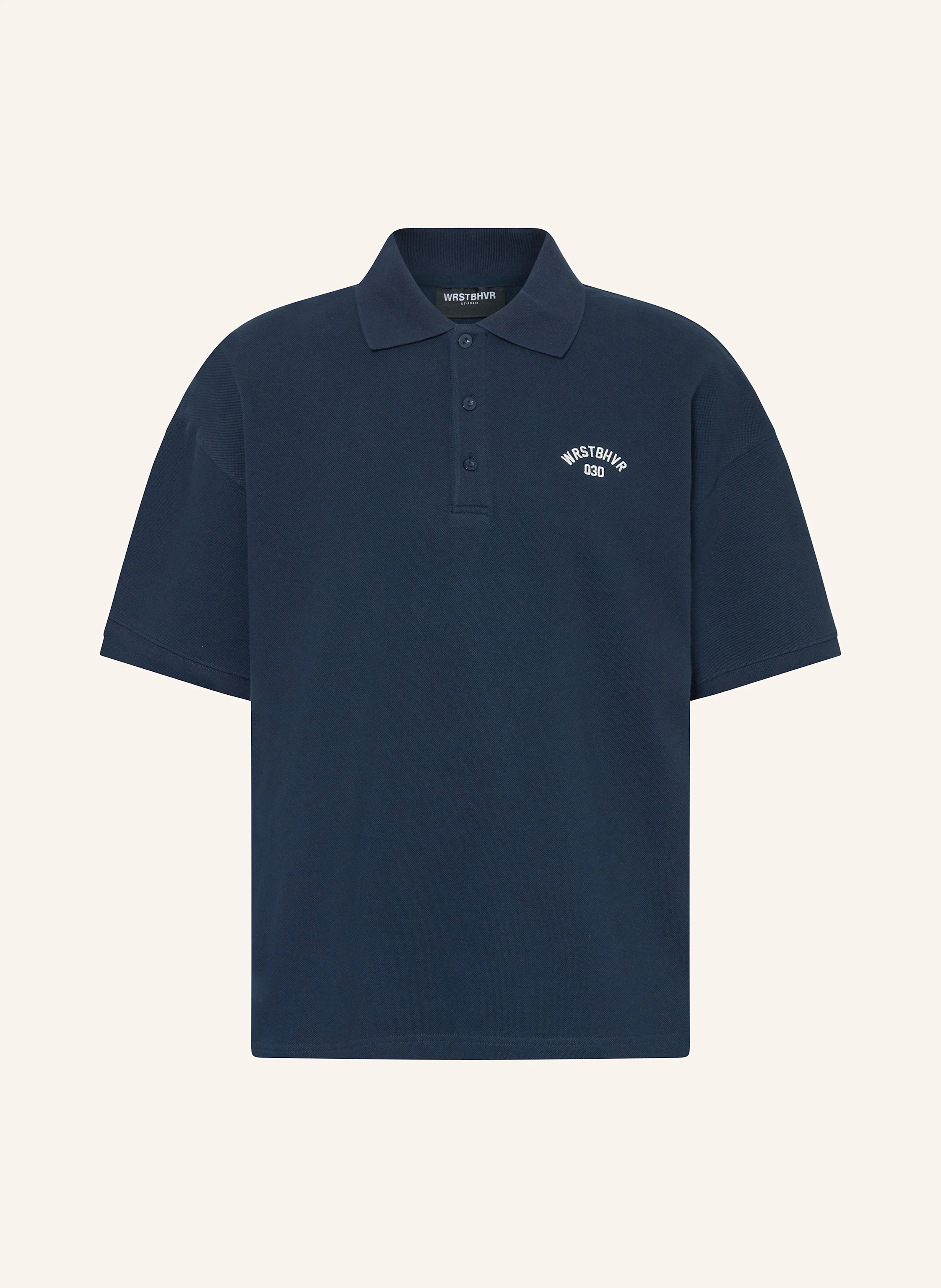 WRSTBHVR Piqué-Poloshirt JARO Wide Fit