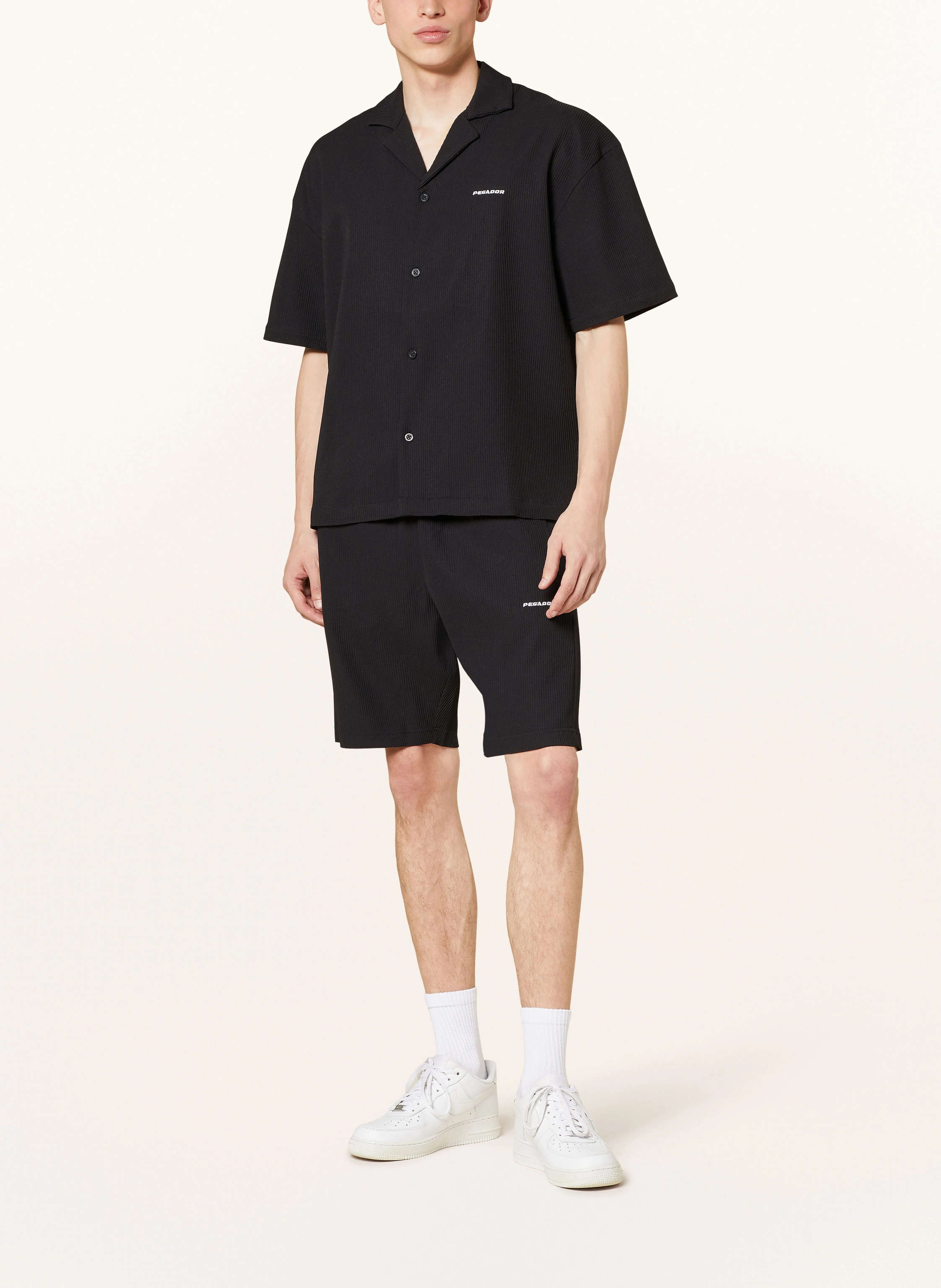 PEGADOR Resorthemd TROY Comfort Fit mit Plissees