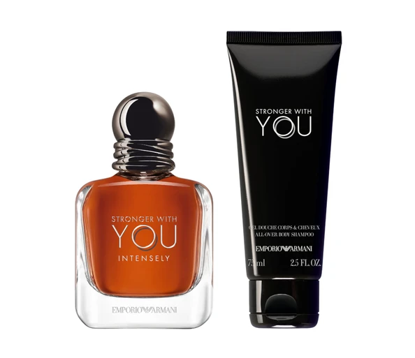 Emporio Armani Stronger with You Intense Eau de Parfum Sets mit Düften