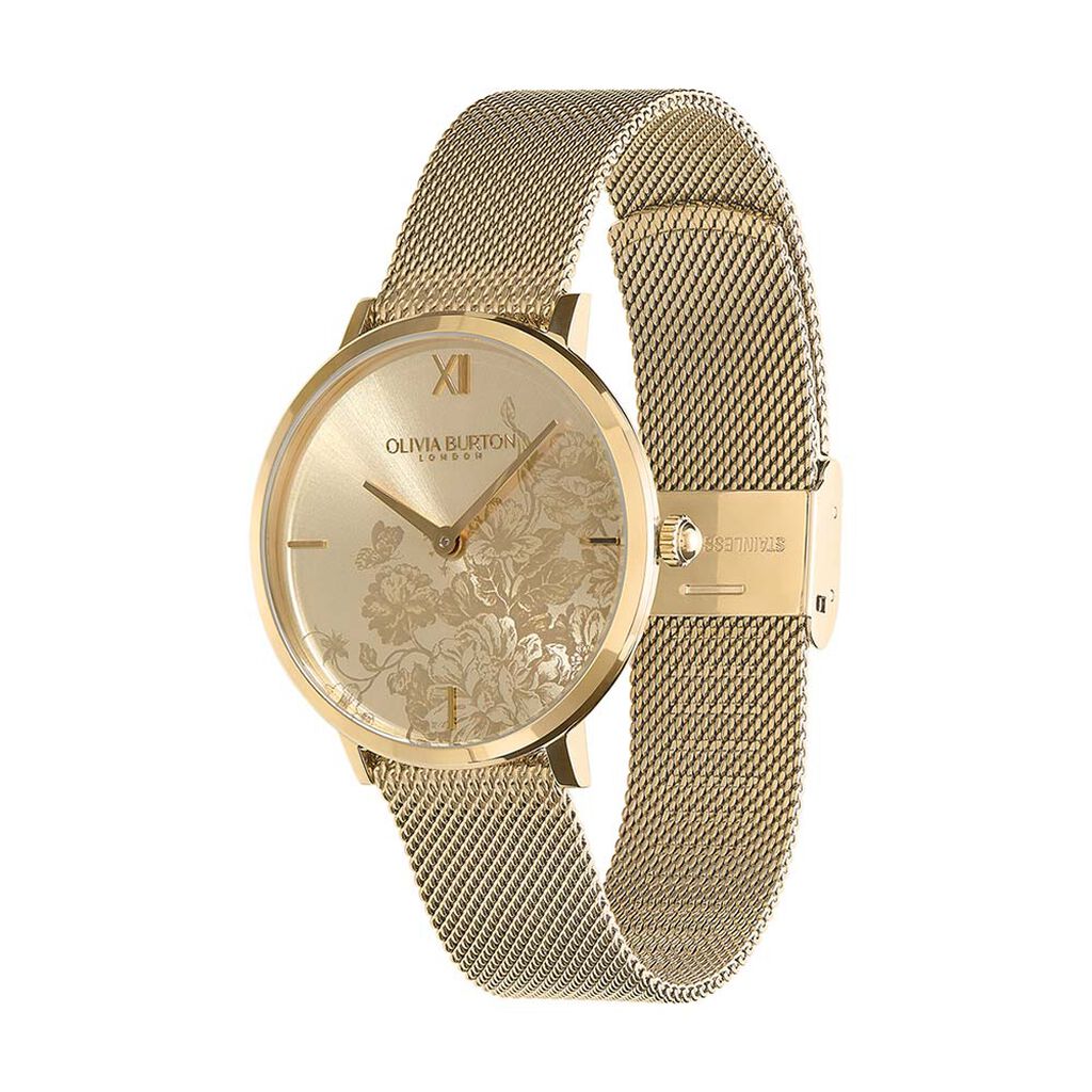 Montre Olivia Burton Floral Blooms Doré
