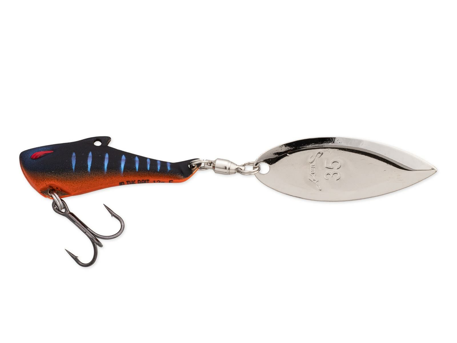 12g In The Bait Bass (BR-41M) Mat Black Tiger(Nories)