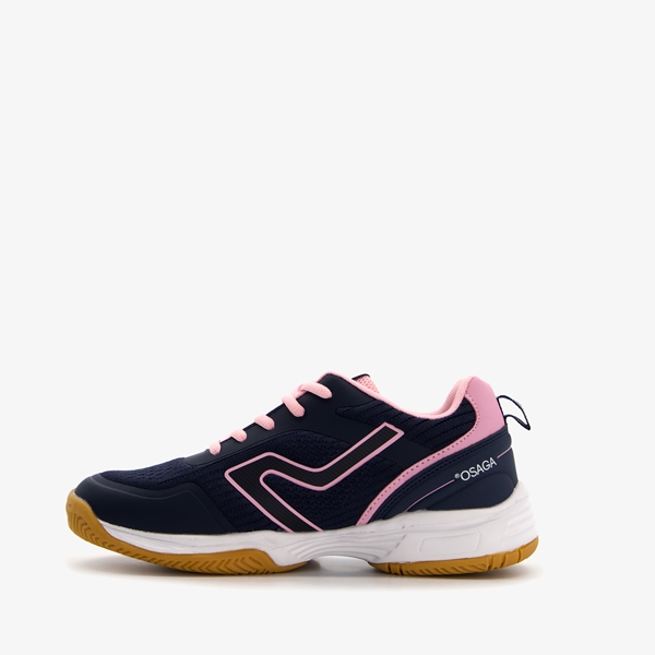 Osaga kinder zaalschoenen blauw roze