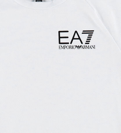 EA7 T-Shirt - Weiß m. Schwarz