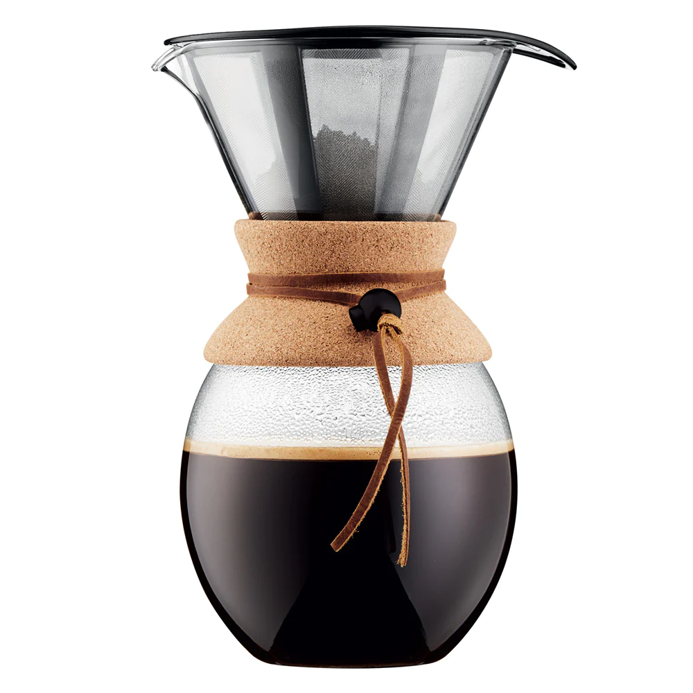 Cafetière avec filtre pour over 12 tasses 1,5 l en inox Bodum