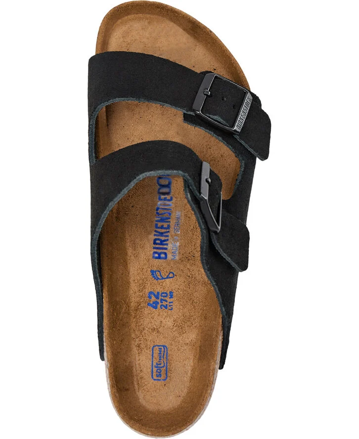 Birkenstock Arizona SFB Suede Black Black
