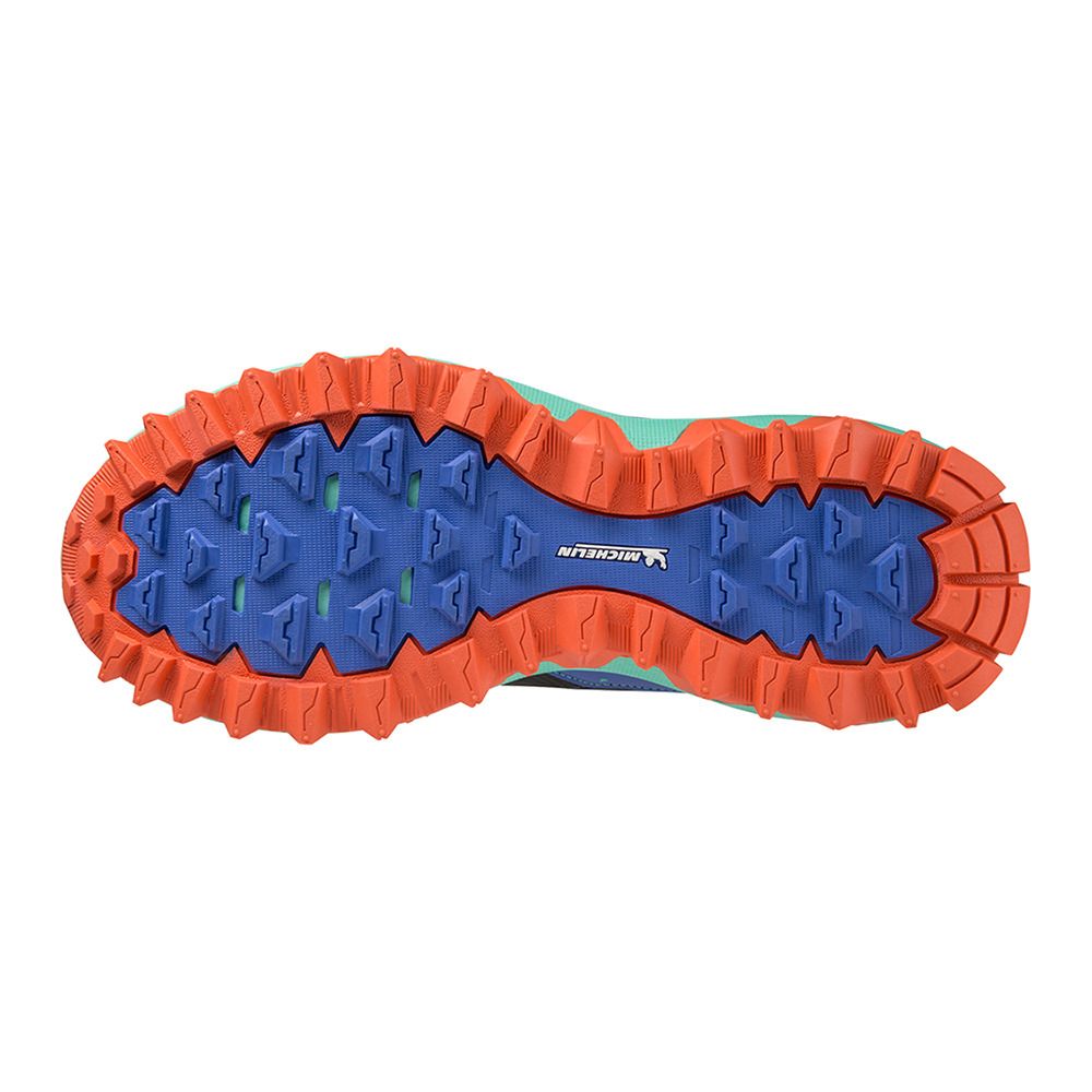 Mizuno WAVE MUJIN 9 - Chaussures trail Homme iron gate/nimbus cloud/amp. blue