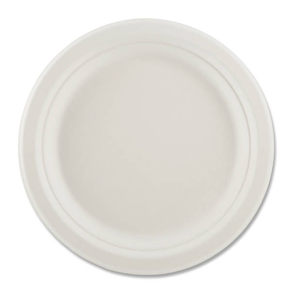 Bagasse borden - Ø 17 cm - 8st