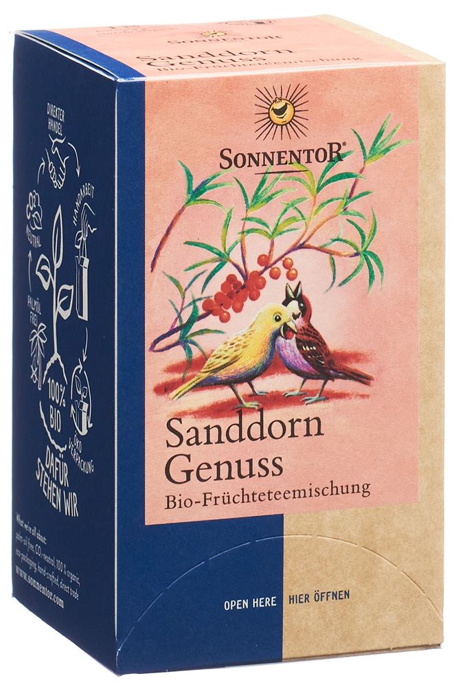 SONNENTOR Sanddorn Genuss Tee Tees BIO Btl 18 Stk