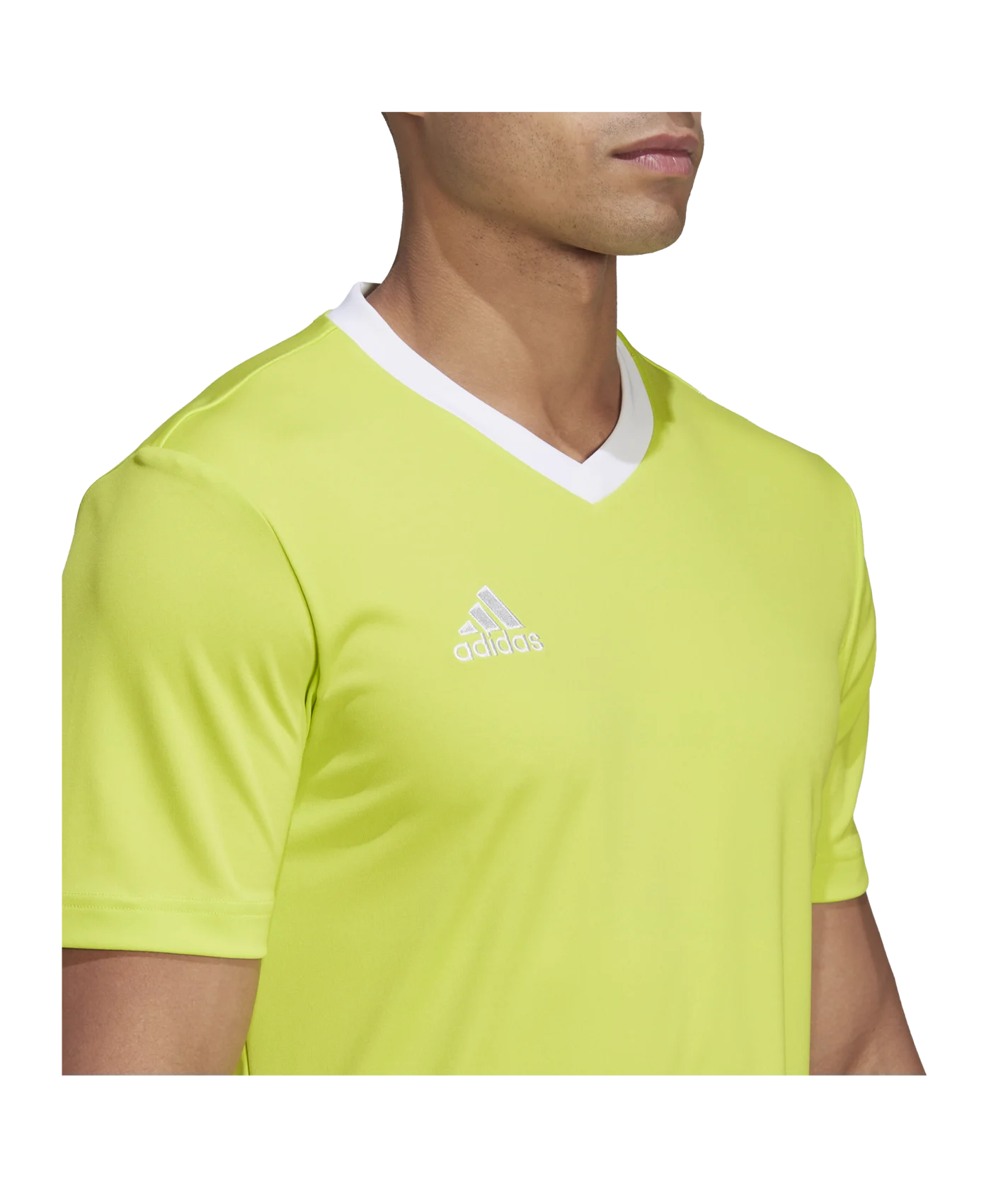 adidas Entrada 22 Trikot Gelb Weiss