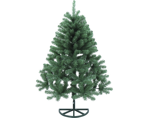 Lafiora kunstkerstboom, halve maat, 120 cm hoog, groen