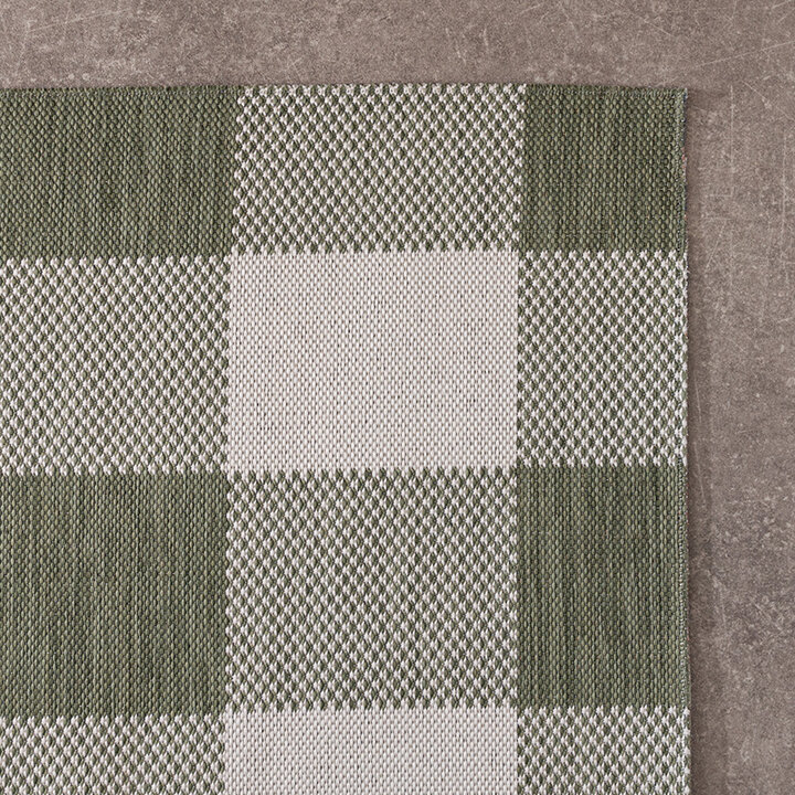 In & Outdoorkleed - Ranch Checkerboard Groen