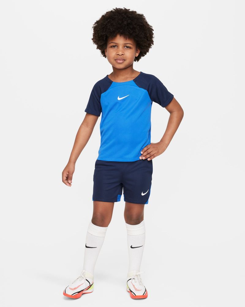 Ensemble maillot et short Nike Academy Pro Bleu Royal pour enfant
