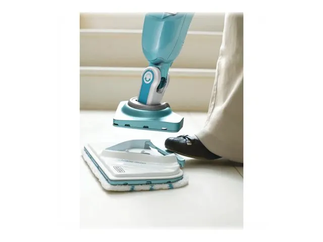 Dampmoppe 1600W 2-i-1 dampmoppe med delta-hoved