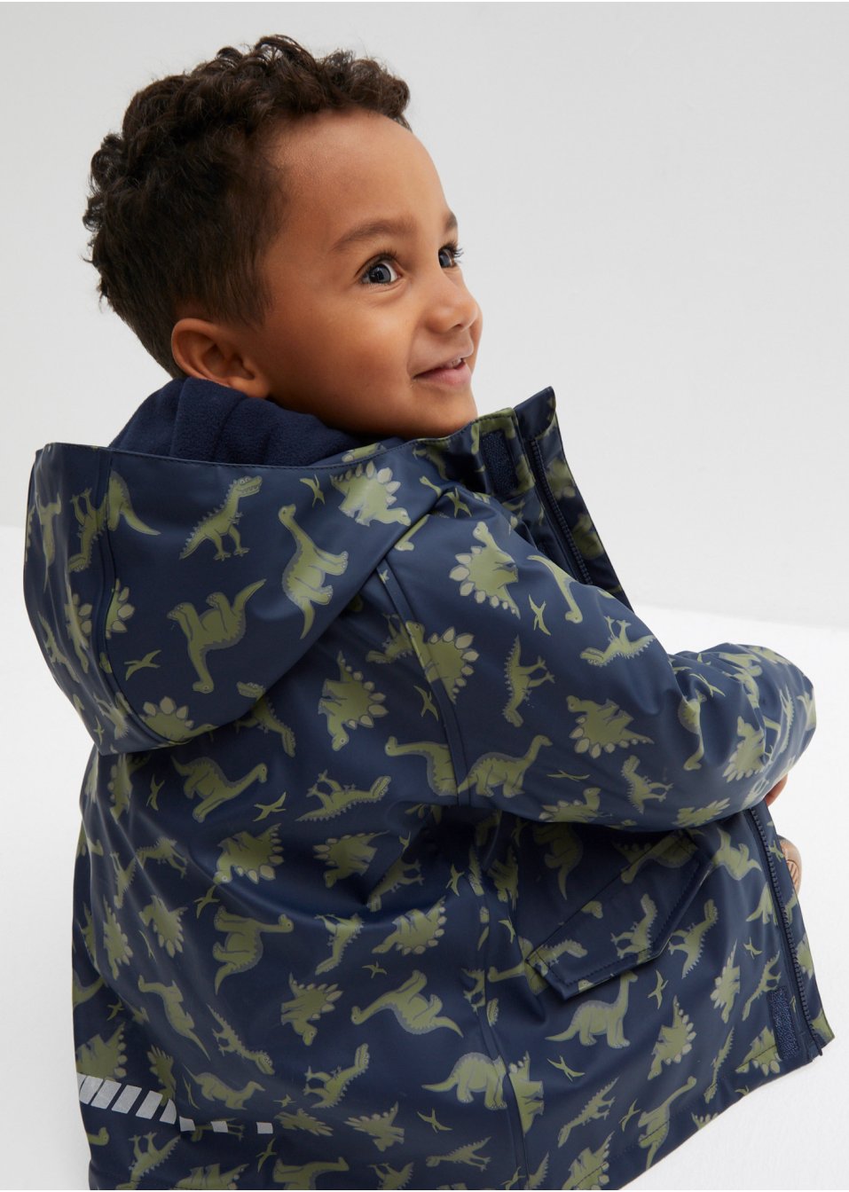 Veste de pluie thermo enfant avec imprimé dinosaure