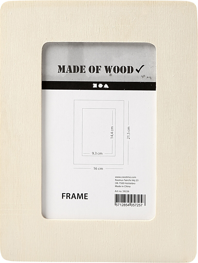 Ramme - Str. 16X21,5X0,8 CM - 3 Stk